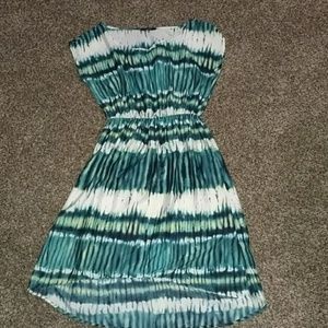 Soprano sleeveless high low tie dye dress medium
